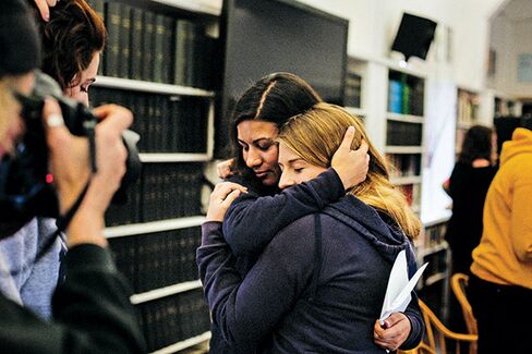 Karasek (right) and Shannon Thomas, another complainant at Berkeley