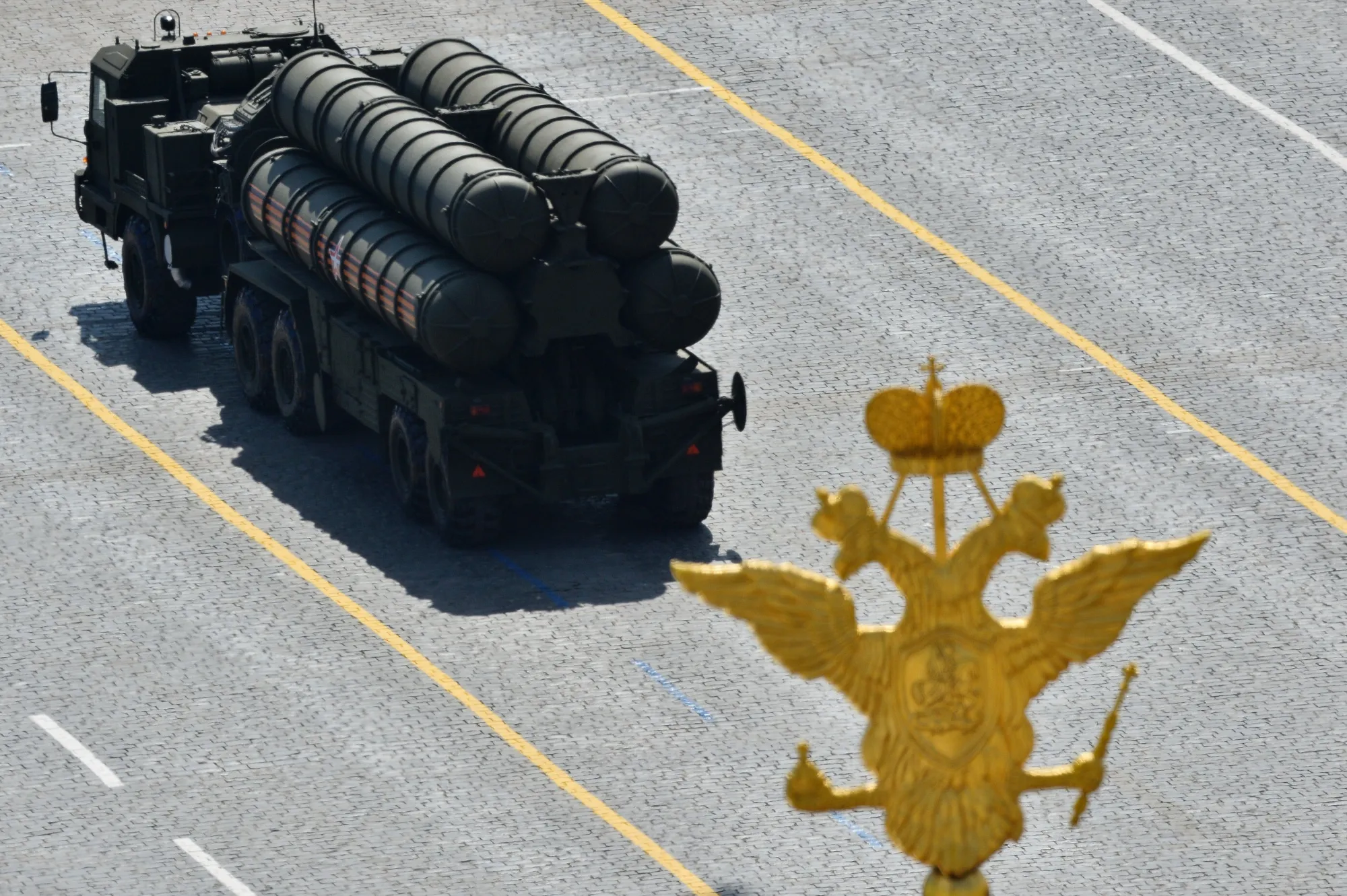 S-400 Triumph surface-to-air missile system.