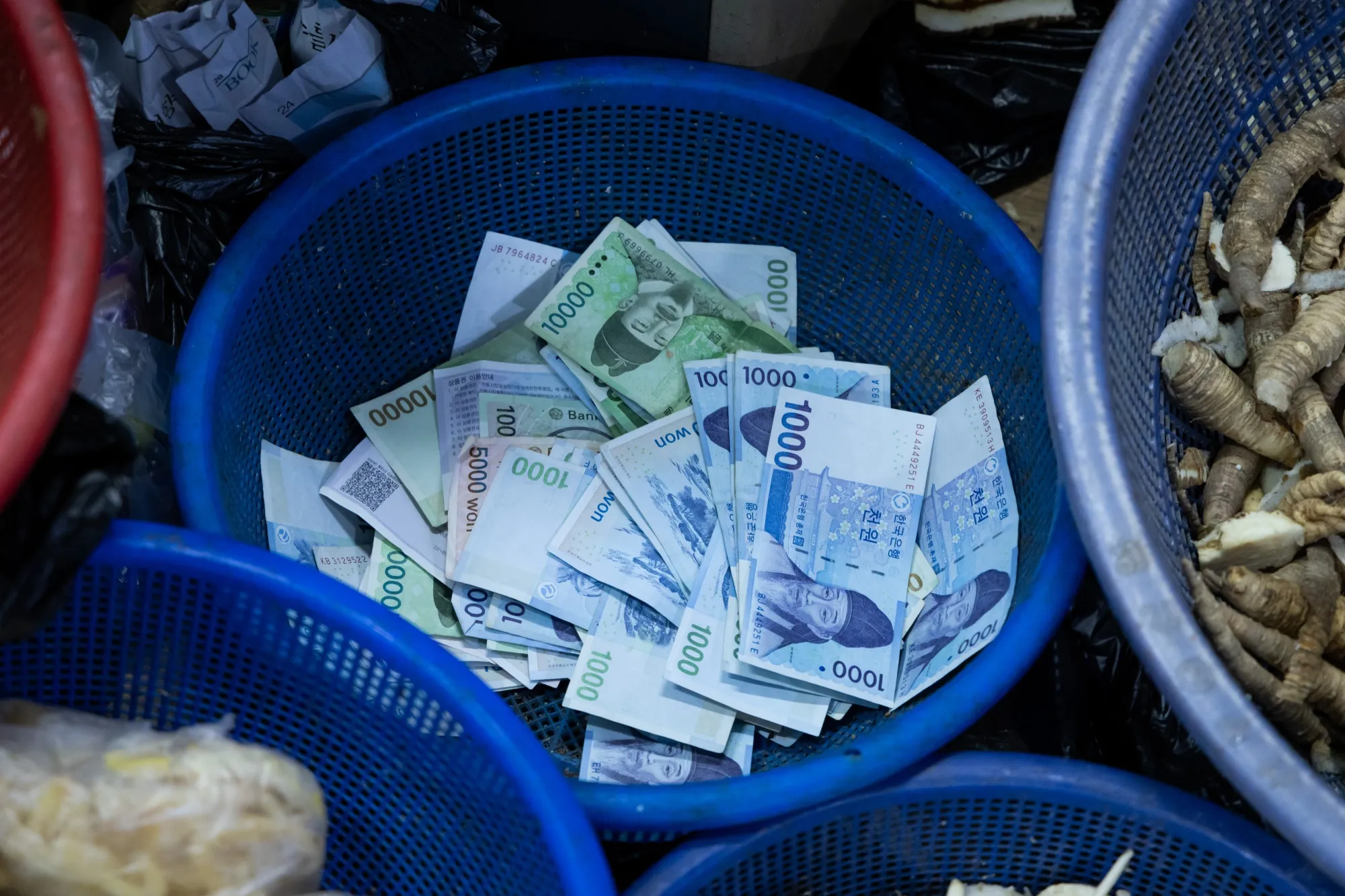 The South Korean won dropped 0.7% against the dollar.