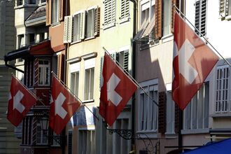 General Views Over Zurich As Swiss Government Lowers Growth Forecasts
