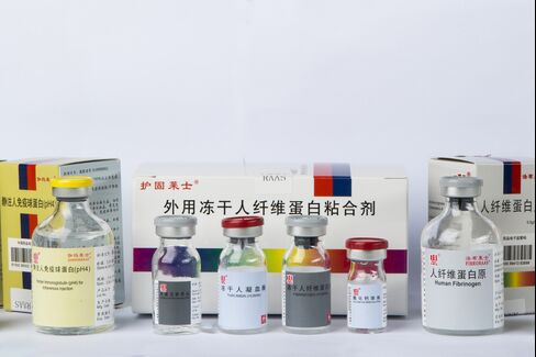 Human plasma-derived products, manufactured by Shanghai RAAS.