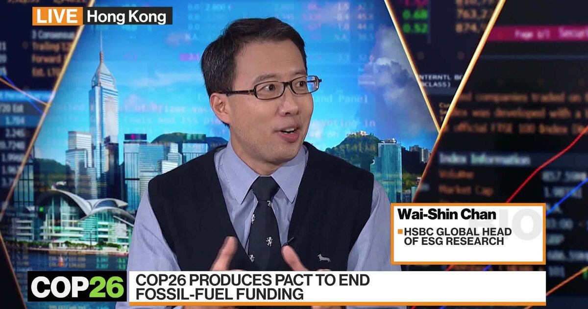 Watch HSBC Global Head of ESG Research Wai-Shin Chan on COP26 - Bloomberg