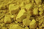 Uranium concentrate, commonly known as U308 or yellowcake.