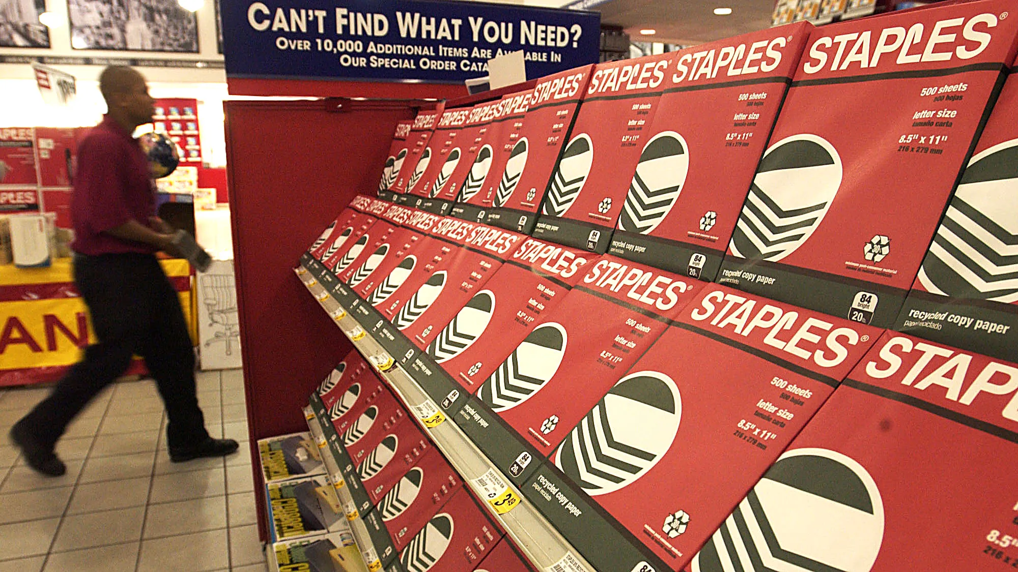 A Staples store in New York.
