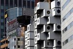 The Nakagin Capsule Tower in Tokyo, pictured in 2009.