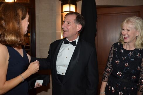 Ian Wardropper, center, director of the Frick Collection