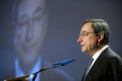 Governor of the Bank of Italy Mario Draghi