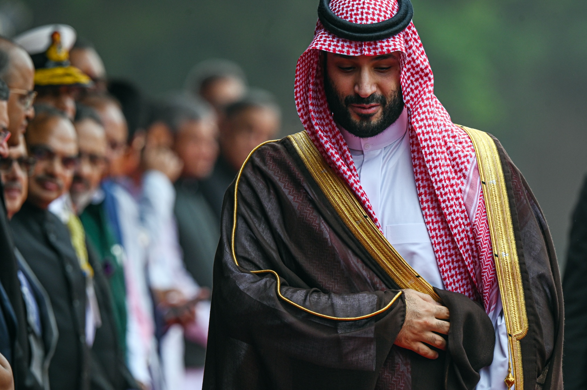 Saudi Crown Prince Mohammed Bin Salman Bin Abdulaziz Al-Saud In India