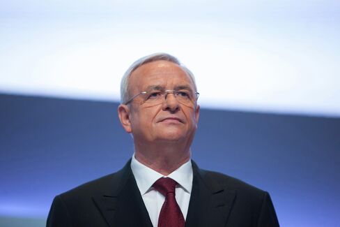 Volkswagen AG Chief Executive Martin Winterkorn