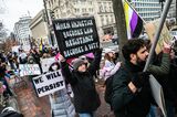 Women's March Rally On Roe v. Wade Anniversary