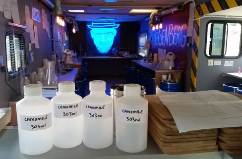 Inside ABQ's RV-turned pop-up bar, where customers "cook" cocktails using "chemicals" such as chamomile.