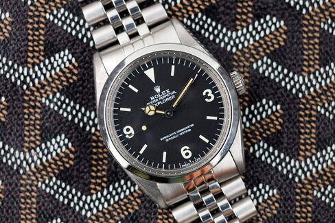 The Explorer is a more restrained type of vintage Rolex.