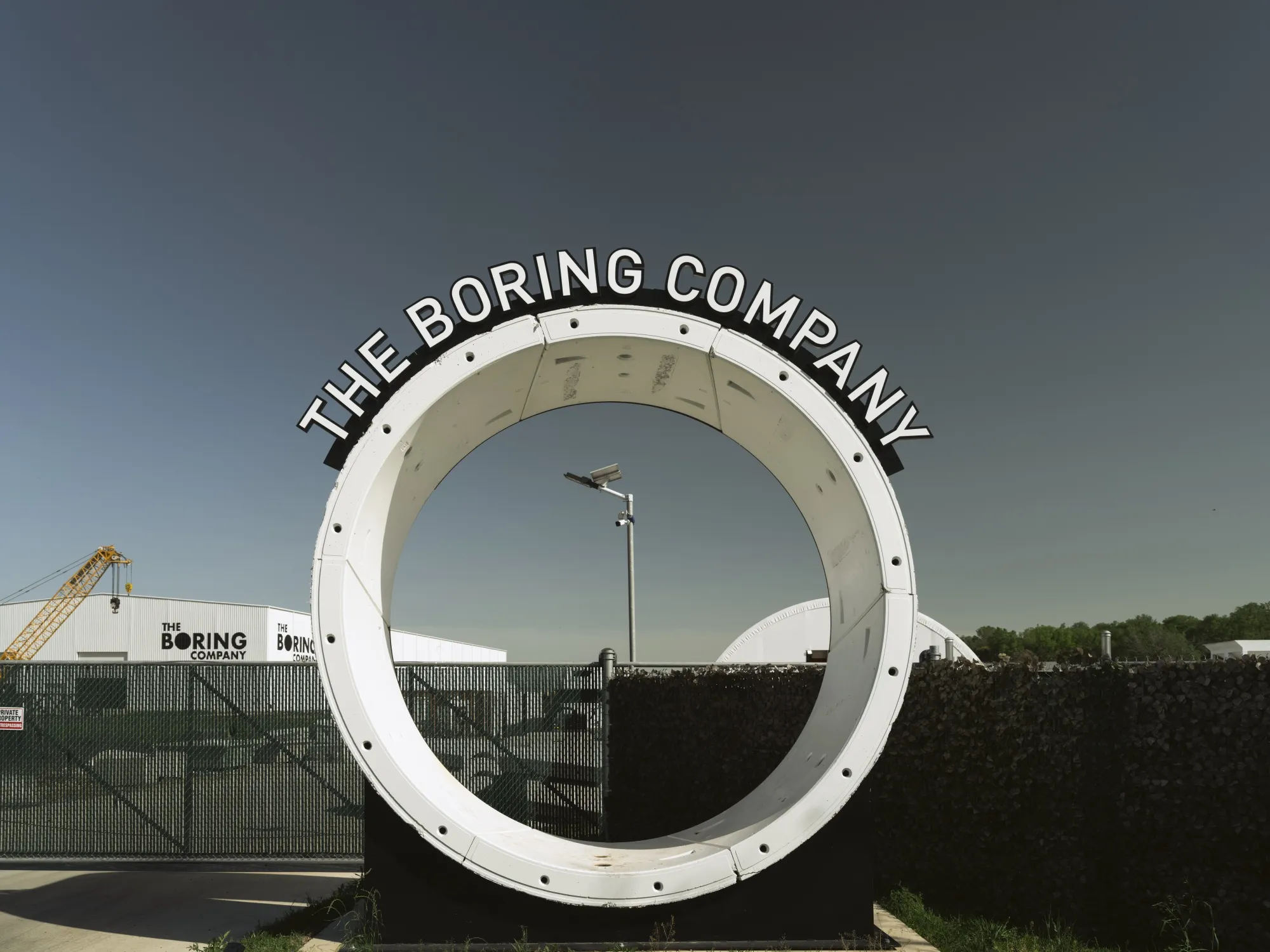 A Boring Co. facility in Bastrop, Texas.