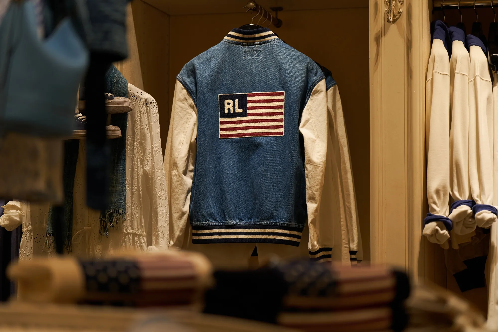 Ralph Lauren clothing displayed at a store&nbsp;in New York.