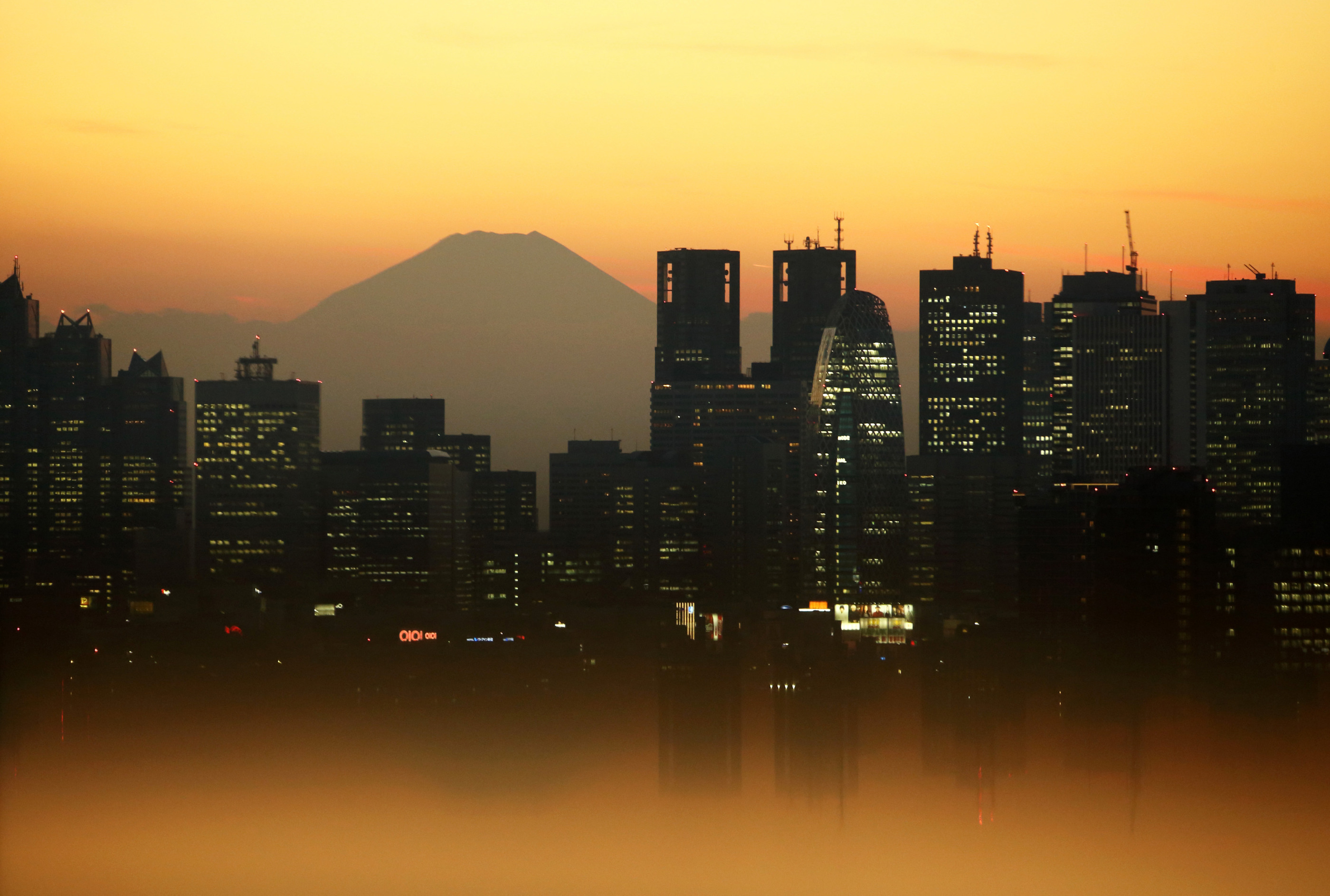 Christmas Illuminations And Shoppers As Japan’s Inflation Slows For Third Month