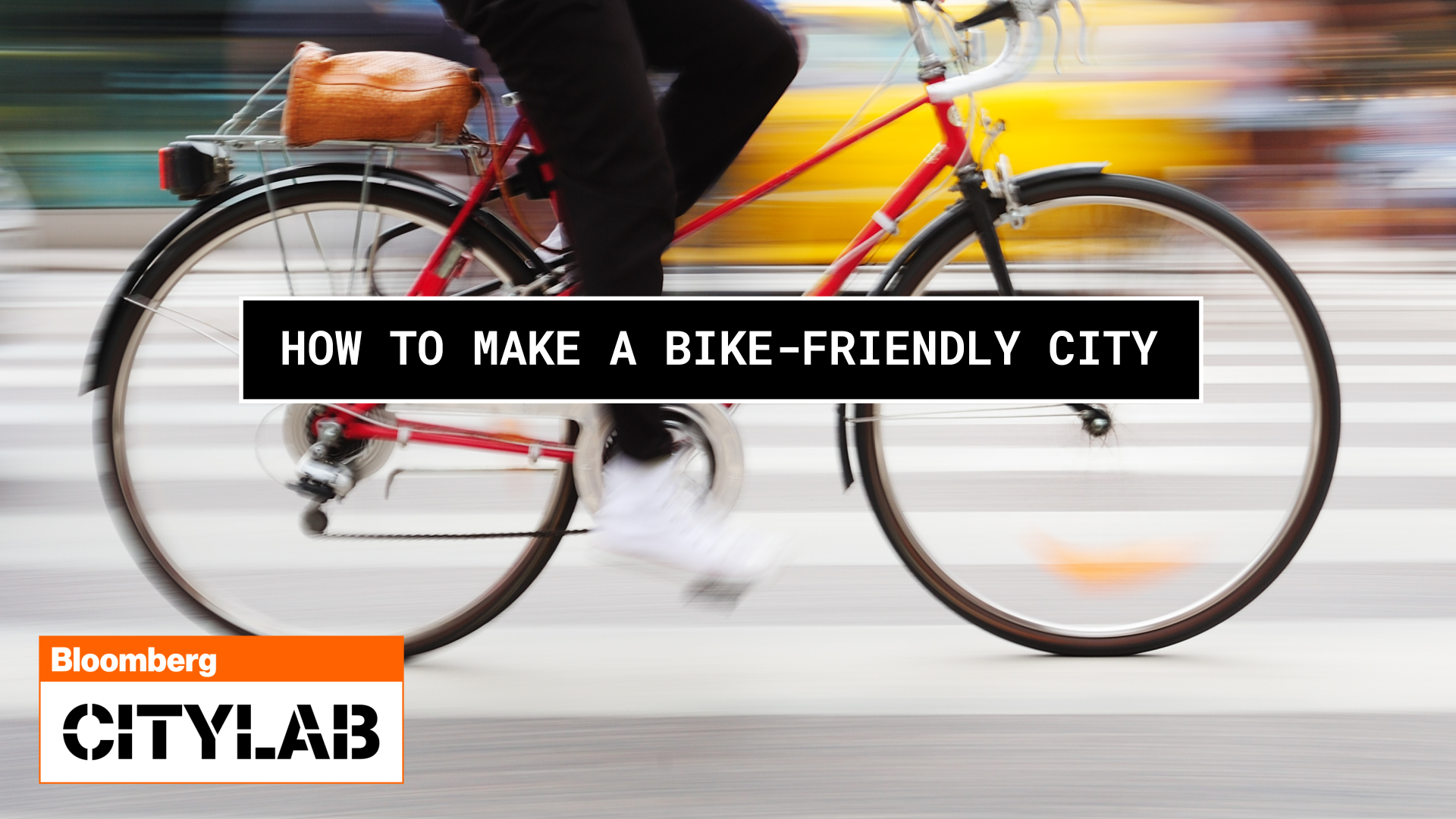 How To Build A City Around Bikes, Fast