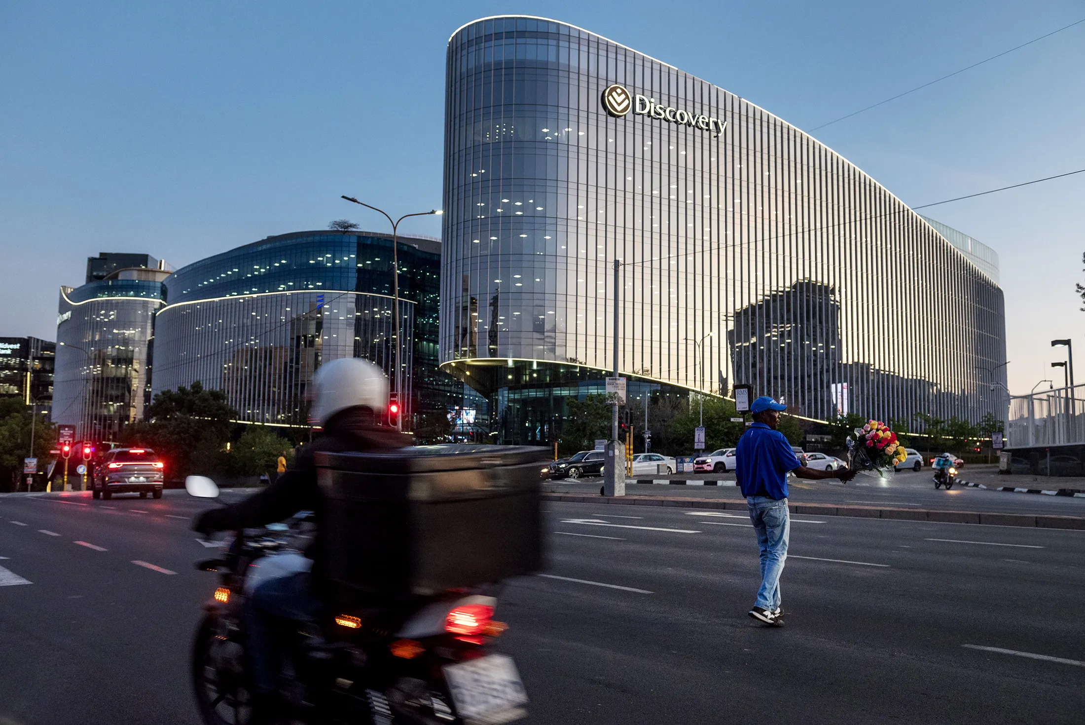 The headquarters of Discovery Ltd. in the Sandton business district in Johannesburg.