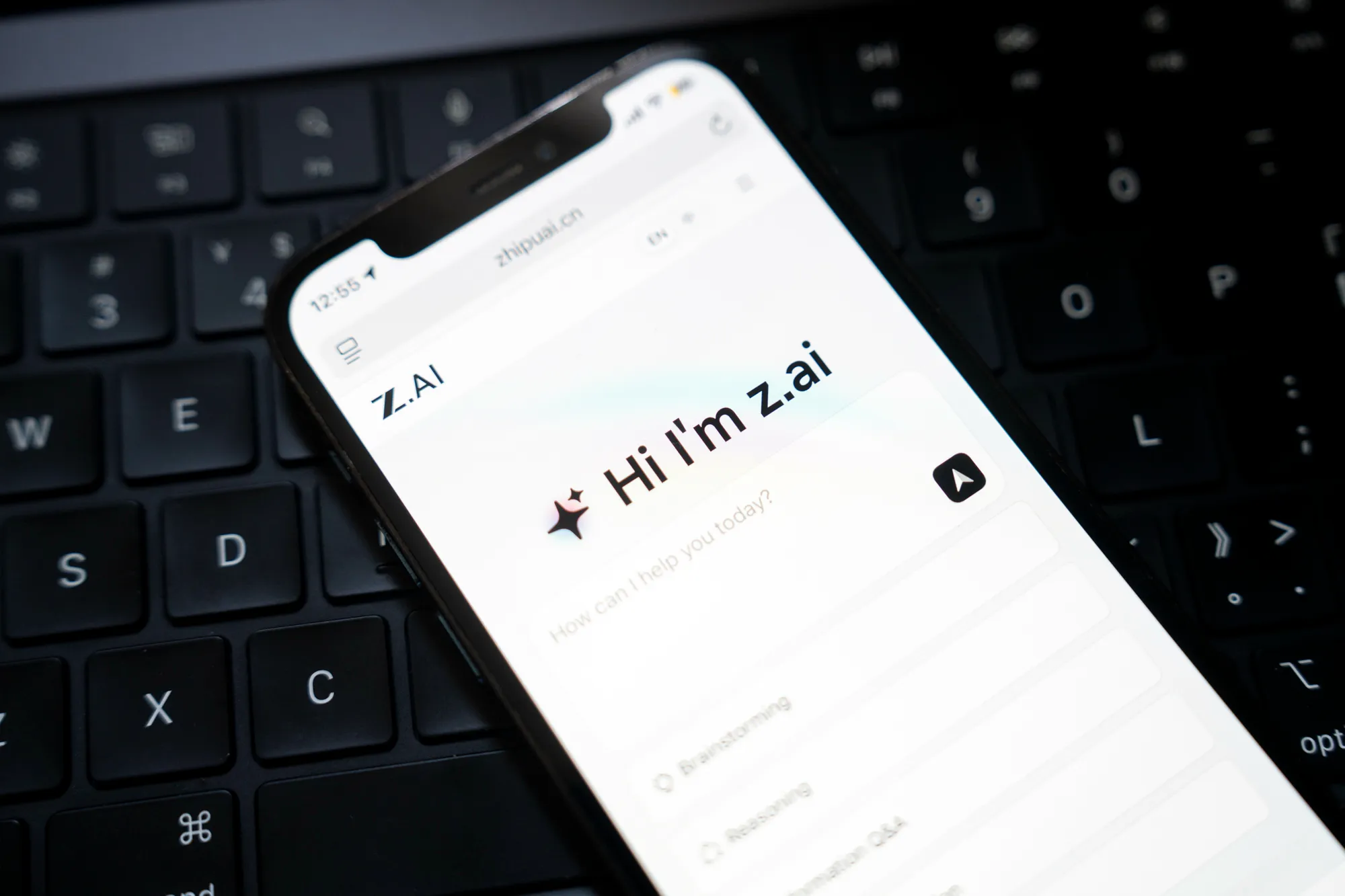 Zhipu's AI service on the web dubbed Z.ai.