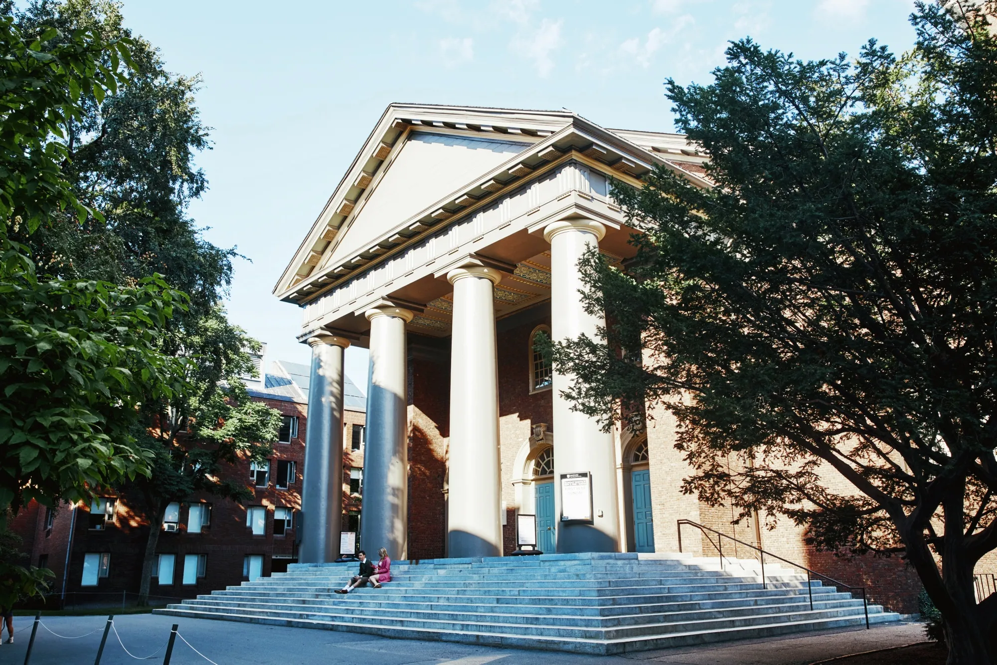 Harvard Memorial Church on the Harvard University campus in Cambridge, Massachusetts.