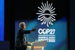 Al Gore at the COP27 climate conference in Egypt, on Nov. 7.