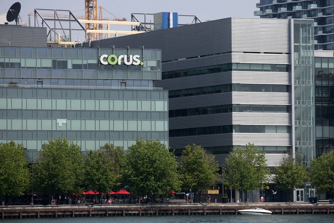 Corus Entertainment building in Toronto, Ontario.