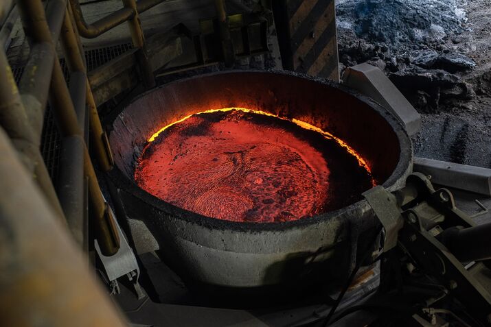 The Codelco El Teniente Mine And Processing Facility As Copper Wavers