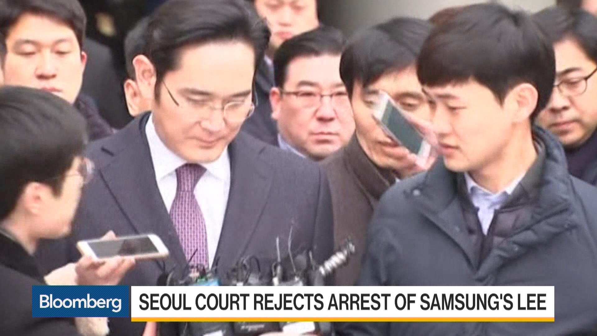 Seoul Court Rejects Arrest of Samsung Heir Lee