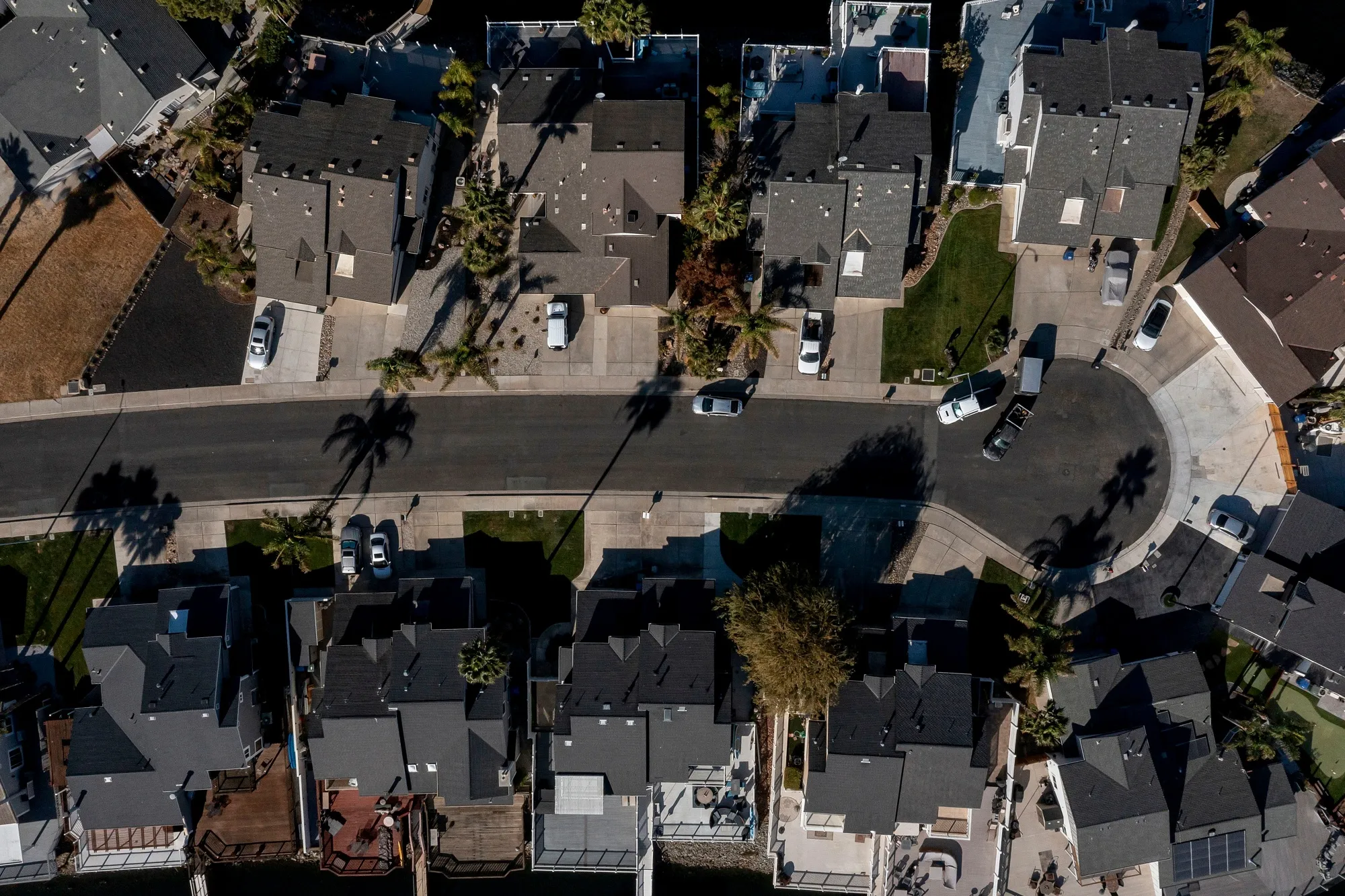 Residential homes in Discovery Bay, California.