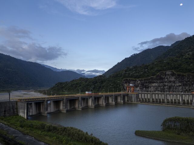 The Coca Codo Sinclair hydroelectric plant.