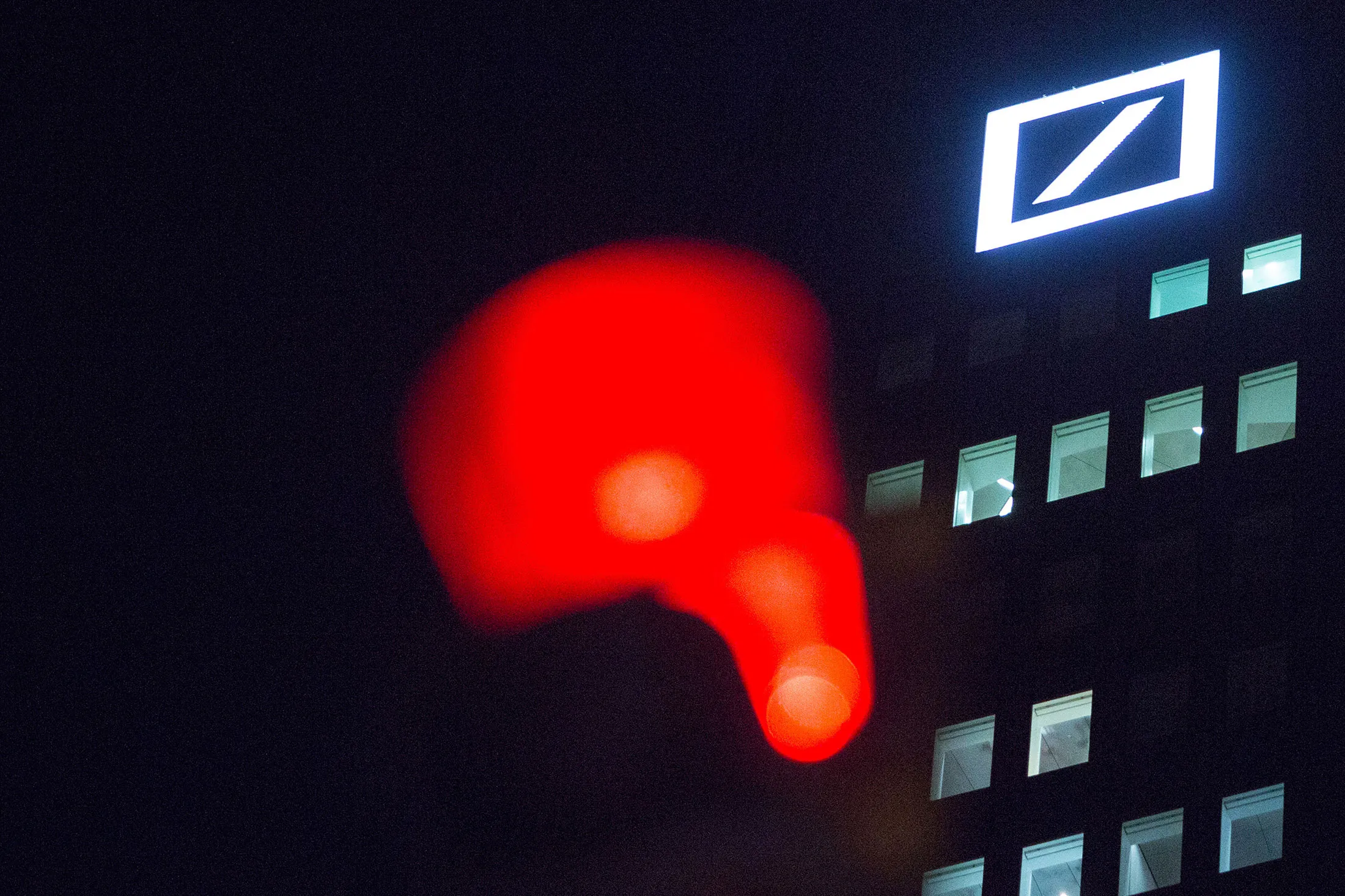 The Deutsche Bank headquarters in Frankfurt.
