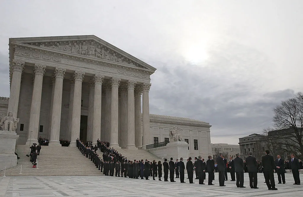 That’s a long line of clerks.