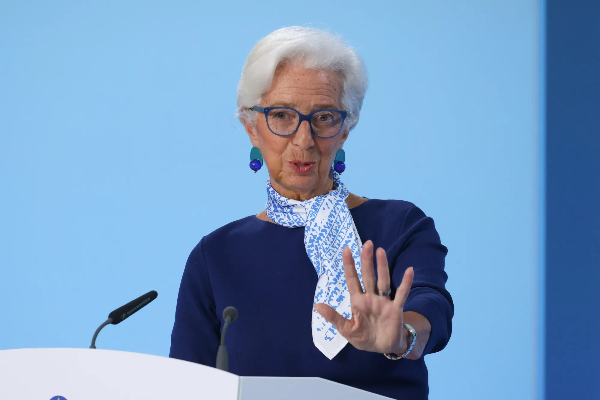 Christine Lagarde, president of the European Central Bank (ECB)f