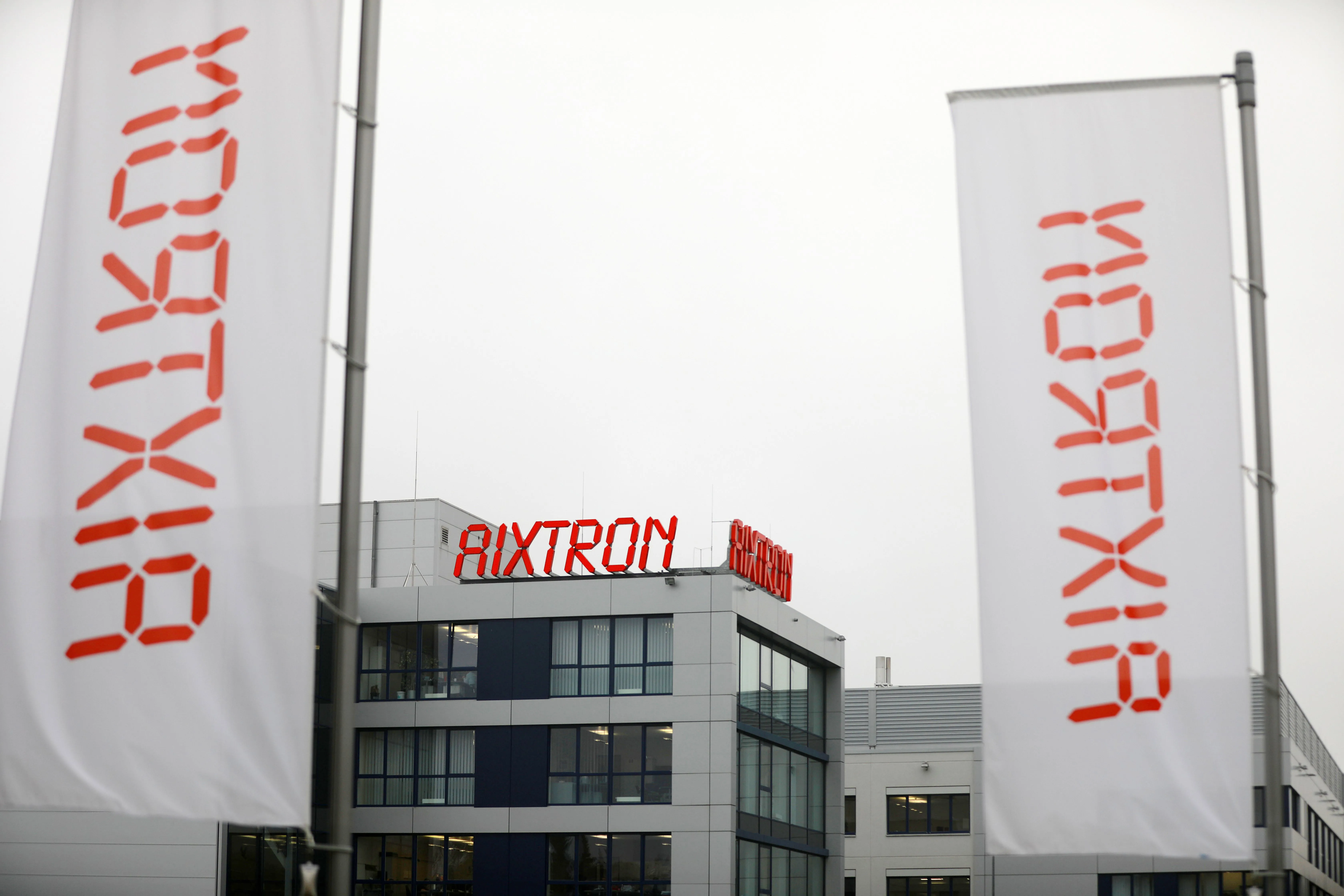 Aixtron headquarters in Herzogenrath, Germany.