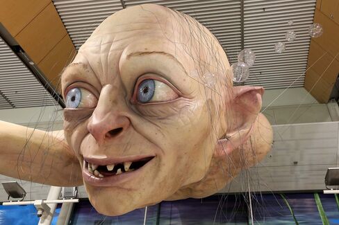 The character Gollum from "The Lord of the Rings."