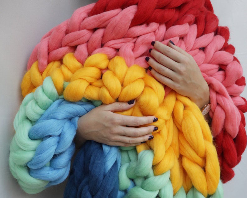 A chunky knit showstopper, courtesy of Etsy.