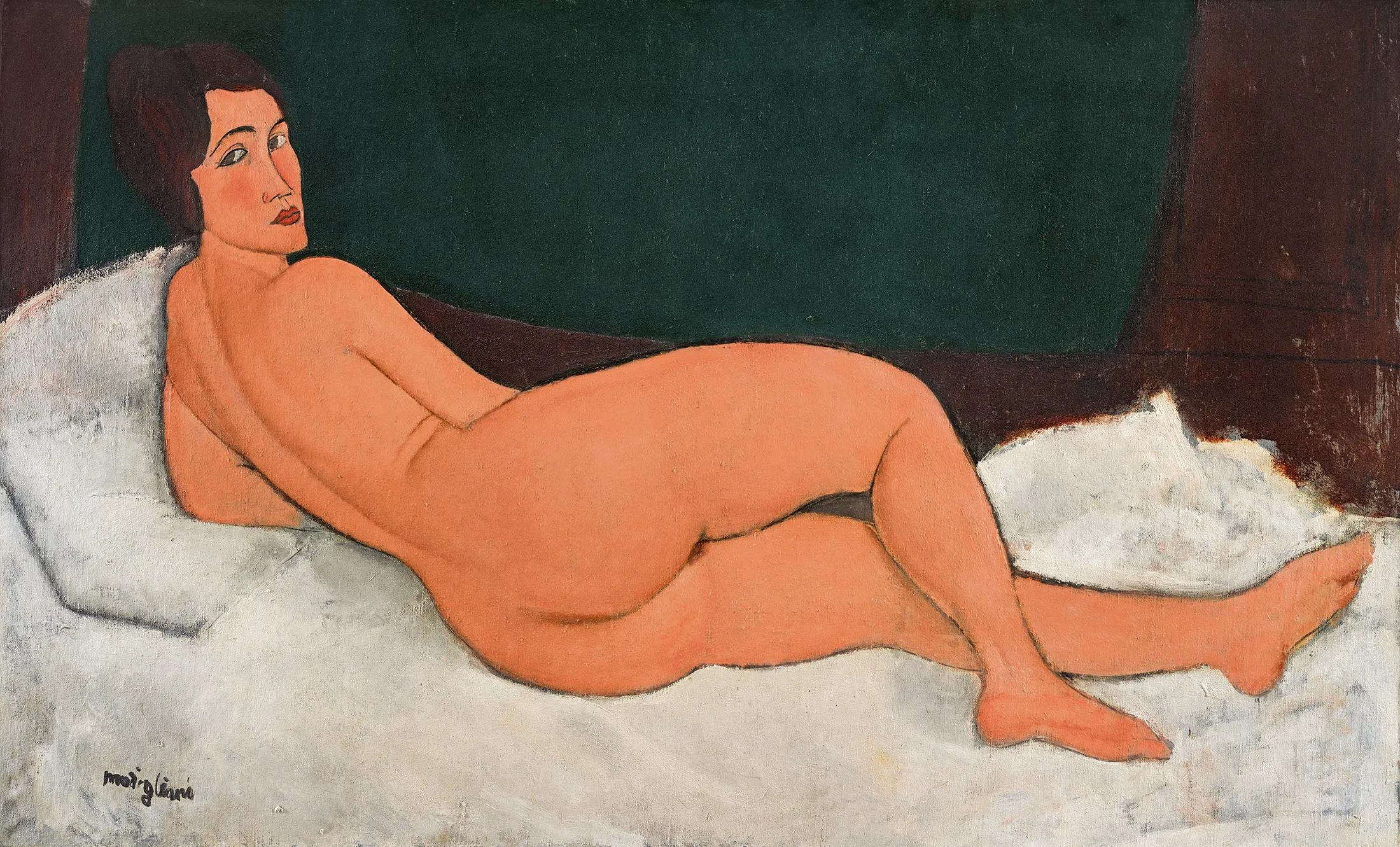 "Nu couché" by Amedeo Modigliani