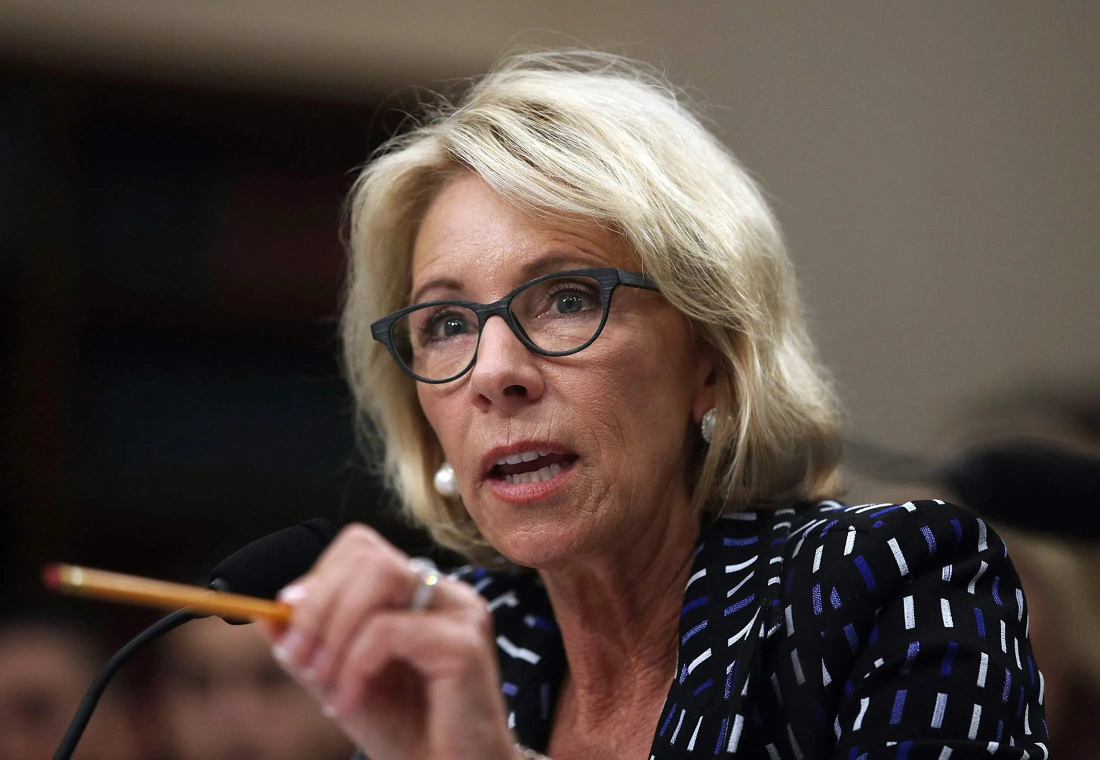 U.S. Secretary of Education Betsy DeVos.
