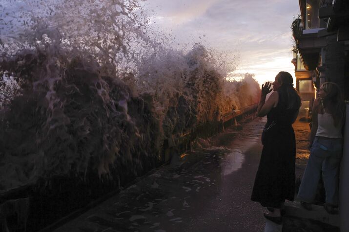 Hurricane Marie Brings Coastal Flooding To Southern California