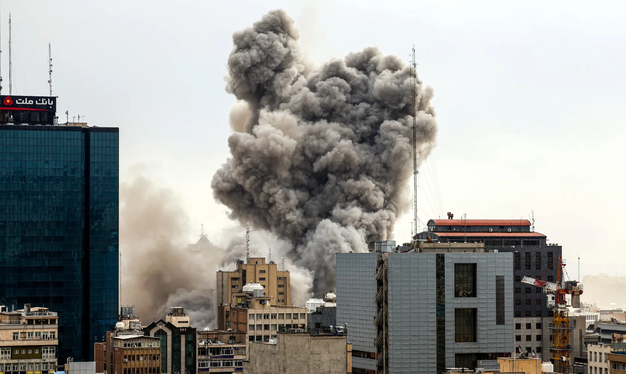 Explosions in Tehran on March 2.