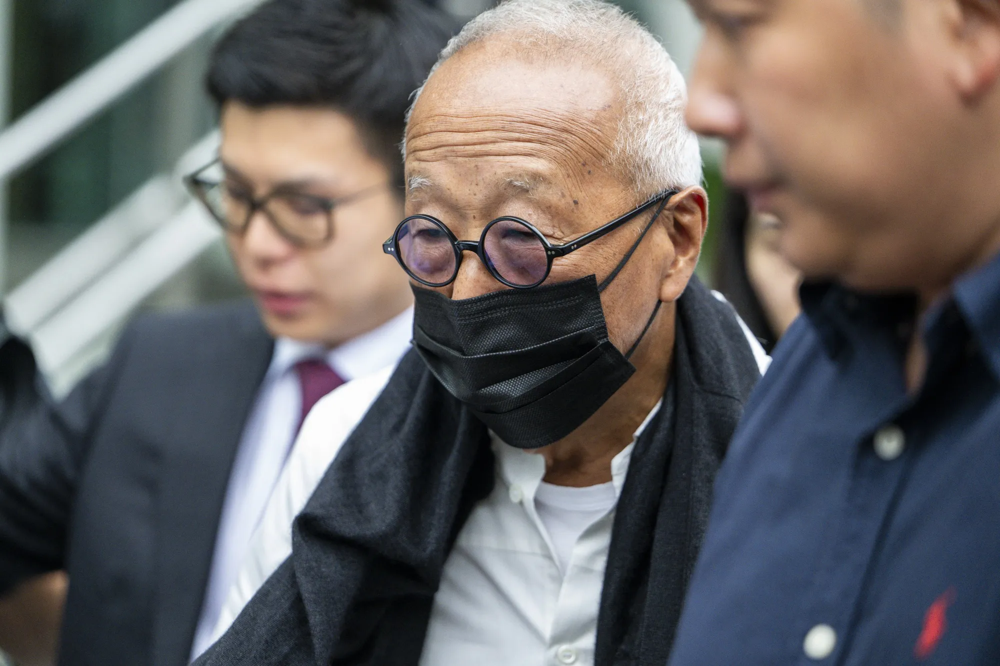 Ong Beng Seng exits the State Courts in Singapore on Aug. 4.