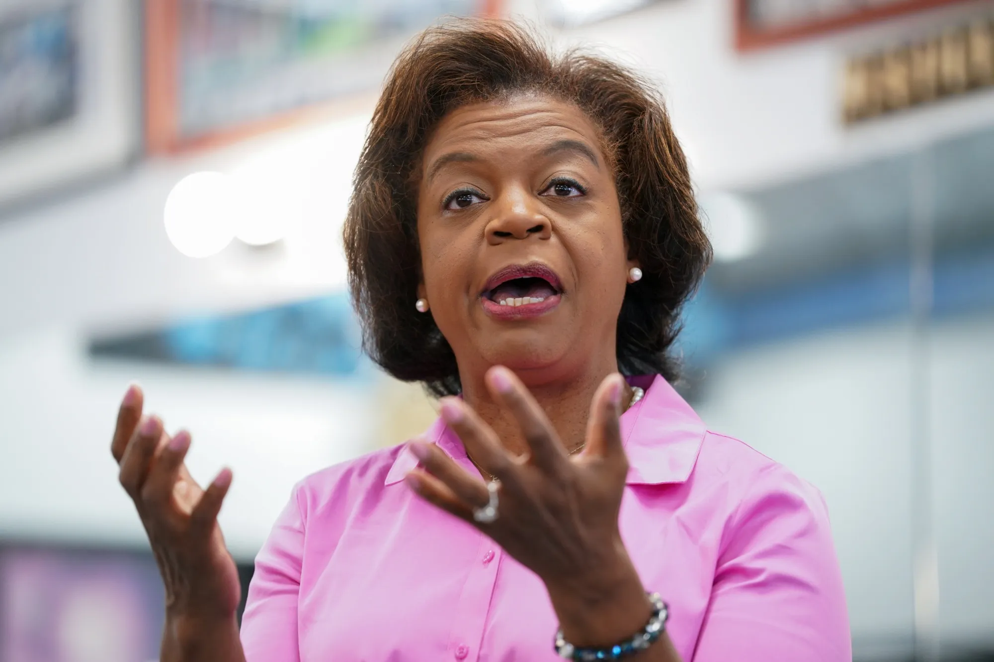 There have been relatively few polls in North Carolina’s Senate race pitting Democrat Cheri Beasley, above, against Republican Ted Budd.