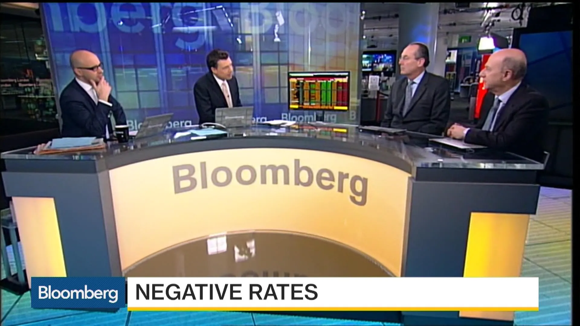 Bloomberg Interest Rates Reset Rates Watch Central Banks' New World of Negative Rates and Cash - Bloomberg