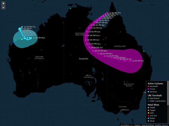 BHP to Glencore Halt Output as Two Cyclones Batter Australia