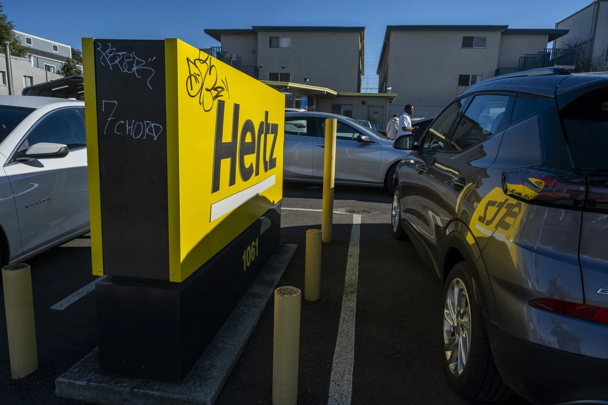 A Hertz rental car location in Berkeley, California.