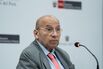 Economy Minister Kurt Burneo Holds Press Conference