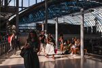 Commuters on the concourse at London Waterloo railway station during a heat wave in London, UK, on Tuesday, July 1, 2025. Unusually hot weather is making it almost unbearable to travel on the UK capital’s underground train network.