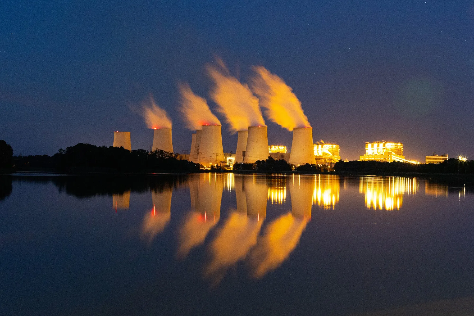 A coal-fired power plant in Peitz, Germany.