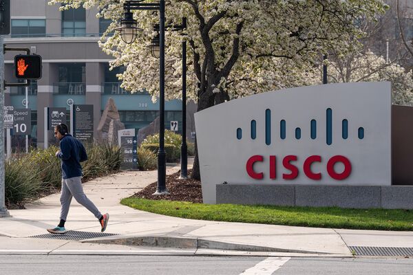 Cisco Systems Headquarters Ahead Of Earning Figures 