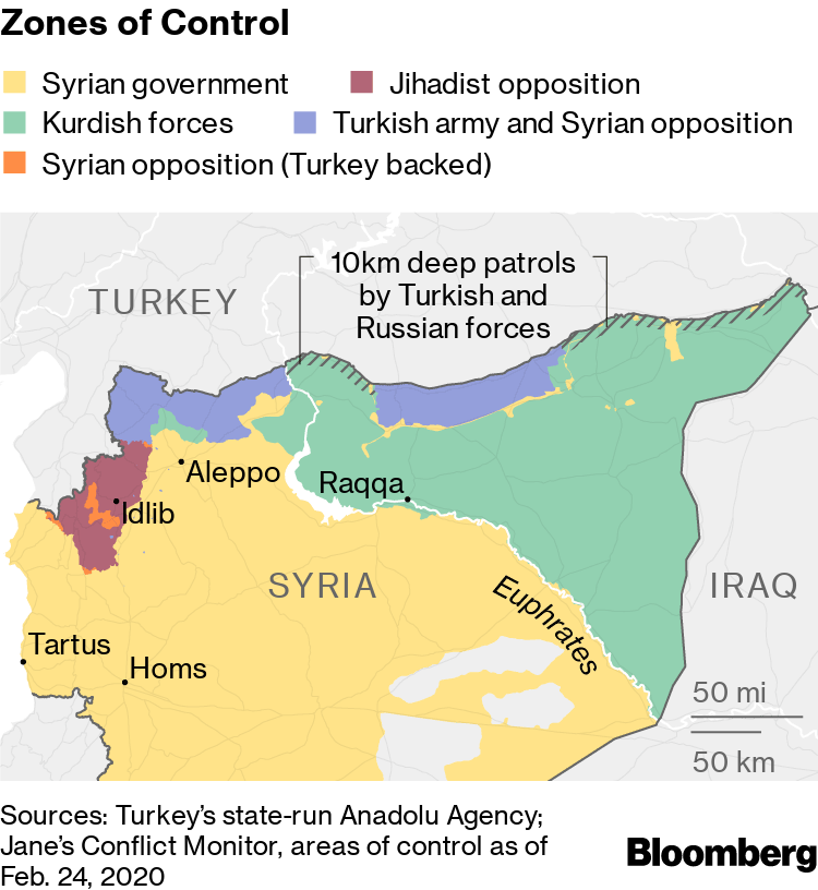 Turkey Threatens Refugee Wave As Strike Fuels Tensions Bloomberg