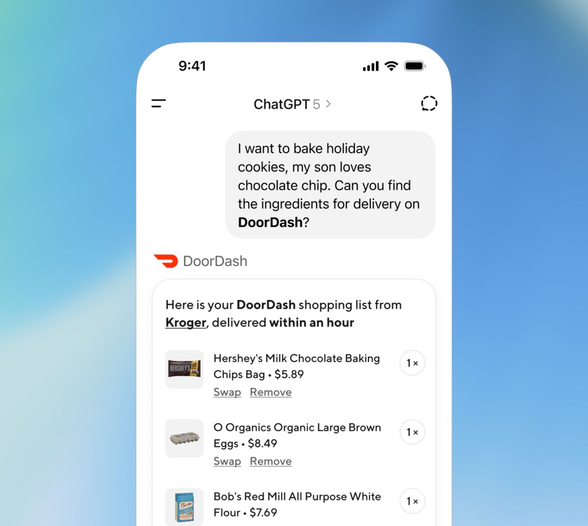 DoorDash Brings Grocery Shopping to ChatGPT, Taking on Instacart